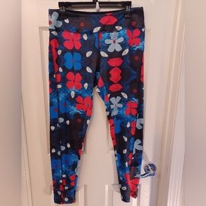 LulaRoe Floral Soft Leggings XL